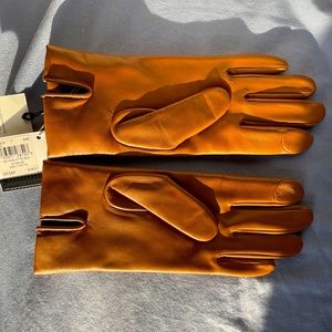 Leather Coach Tech Gloves